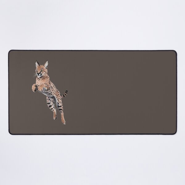 Item preview, Serval Cat designed and sold by wowwowmeow.