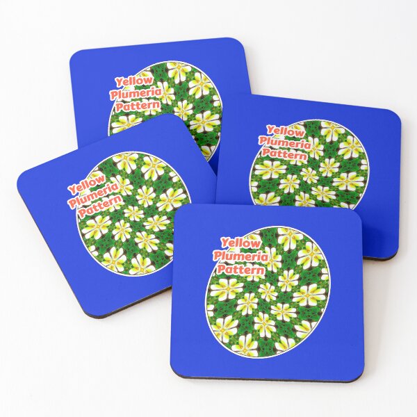 Item preview, Yellow Frangipani Pattern designed and sold by Patternflower.