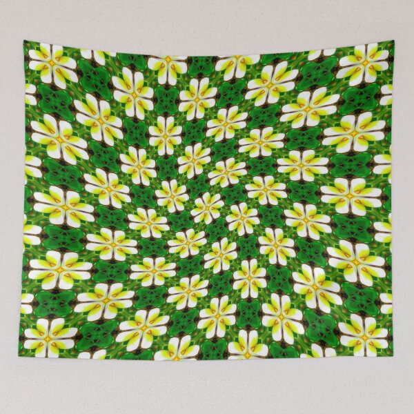 Item preview, Yellow Frangipani Pattern designed and sold by Patternflower.
