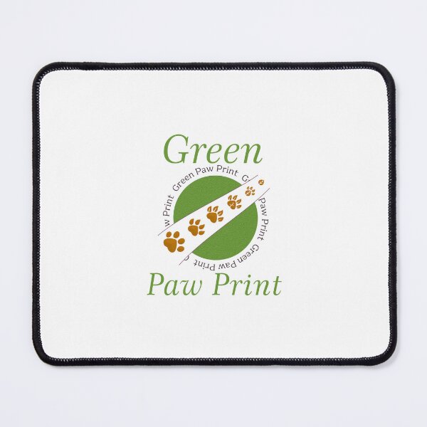 Item preview, Green Paw Prints designed and sold by PawsForPlanet.