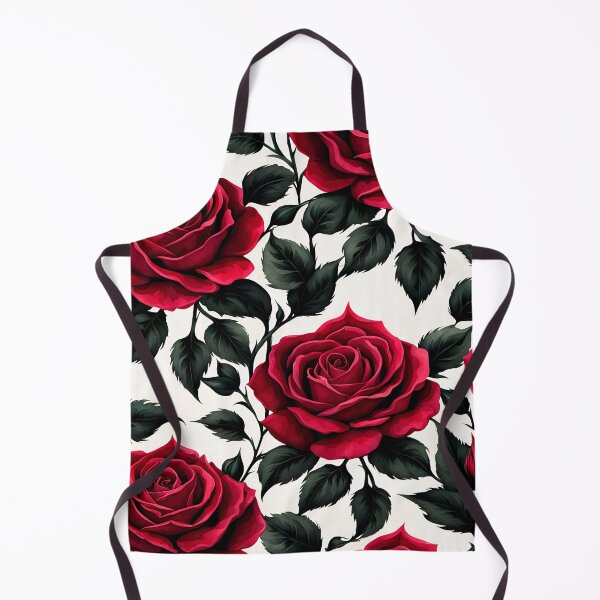Item preview, FLORAL AND TROPICAL PATTERN O15 - Gift items and personal use / Gothic, Roses, Leaves, Crimson, Red, Maroon, Black, Flowers, Grey, Patttern, Art designed and sold by LumDesignArt.