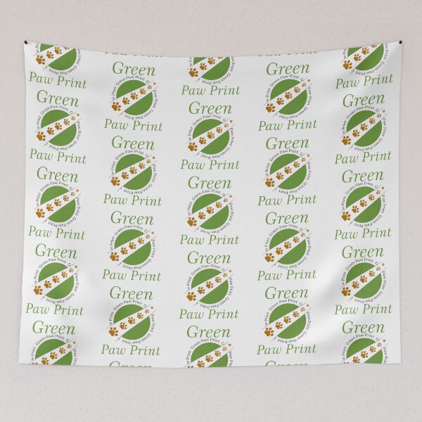 Item preview, Green Paw Prints designed and sold by PawsForPlanet.
