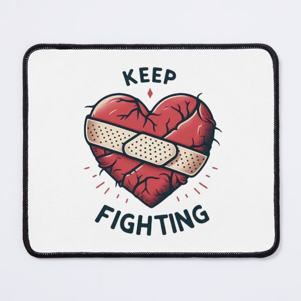 Item preview, Mind Over Matter - Positive Mental Health Awareness Design for T-Shirts, Hoodies, Mugs, and More keep fighting designed and sold by Designflex90.