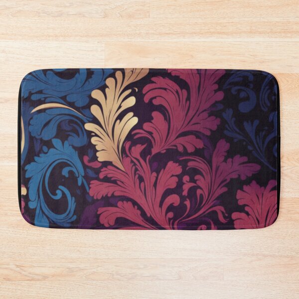 Item preview, Red and Blue Paisley Pattern designed and sold by BirdsnStuff.