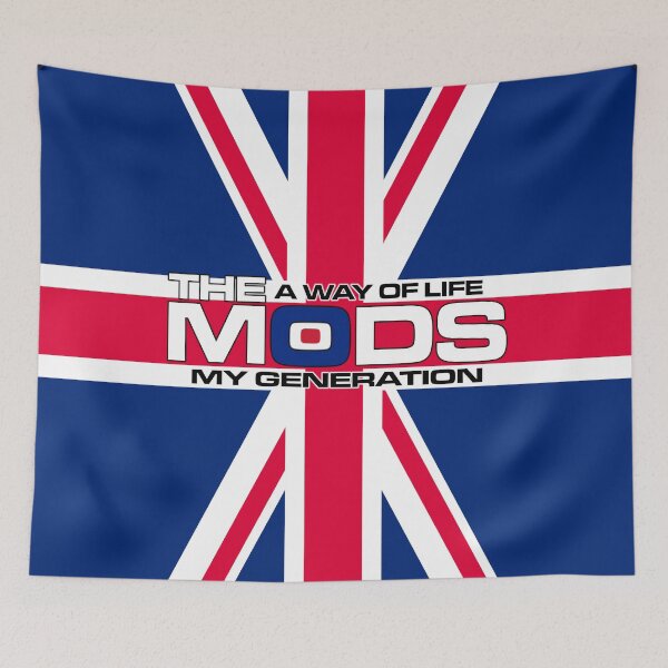 Artikelvorschau, Britischer Union Jack The Mods Retro Classic V3f entworfen und verkauft von RetrospectUK.
