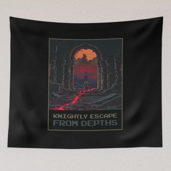 Item preview, Knightly Escape From Depths designed and sold by MagicAxe.
