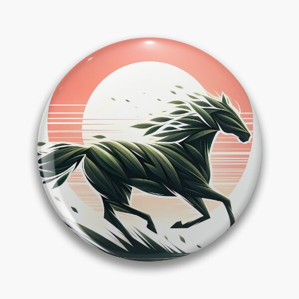 Item preview, Horse Made of Leaves, Ai Generated Art  designed and sold by ACC .