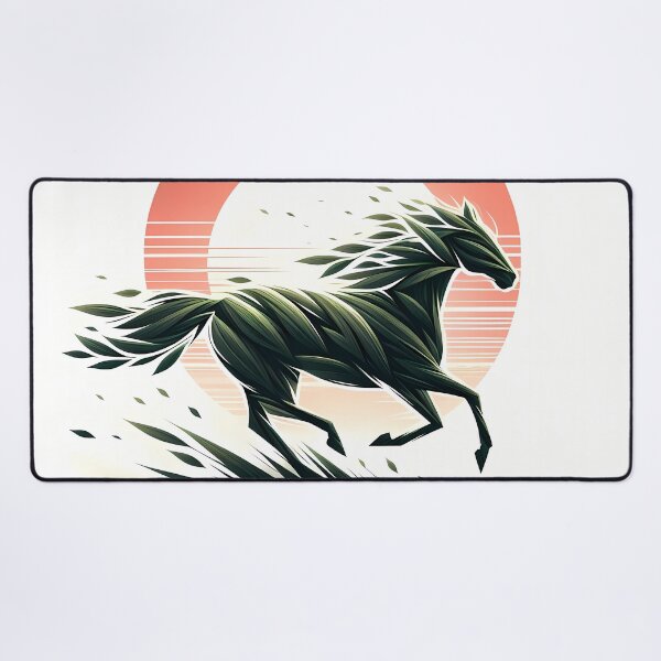 Item preview, Horse Made of Leaves, Ai Generated Art designed and sold by ACC .
