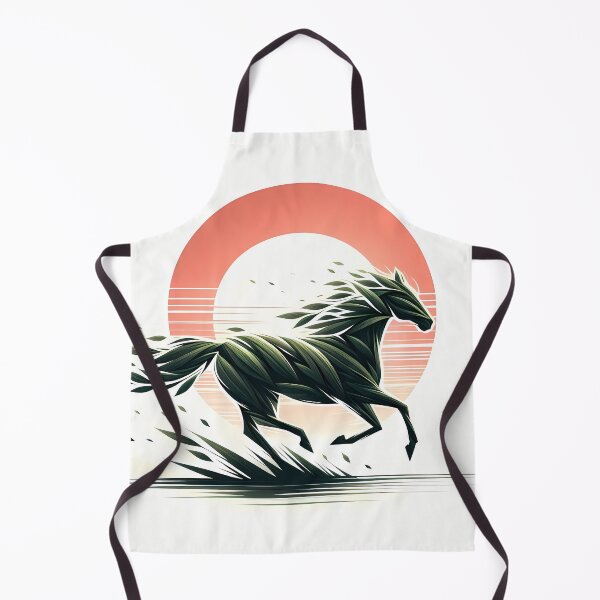 Item preview, Horse Made of Leaves, Ai Generated Art  designed and sold by ACC .