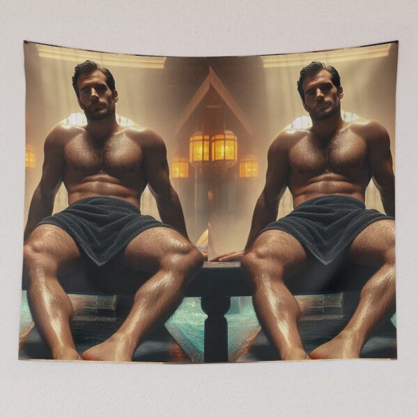 Item preview, Henry Cavill in Sauna designed and sold by kimisahavana.