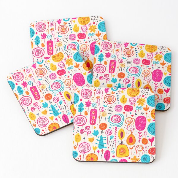 Item preview, Whimsical Doodle Pattern designed and sold by BirdsnStuff.