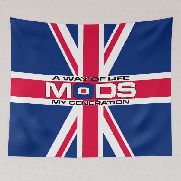Item preview, British Union Jack The Mods Retro Classic V4f designed and sold by RetrospectUK.