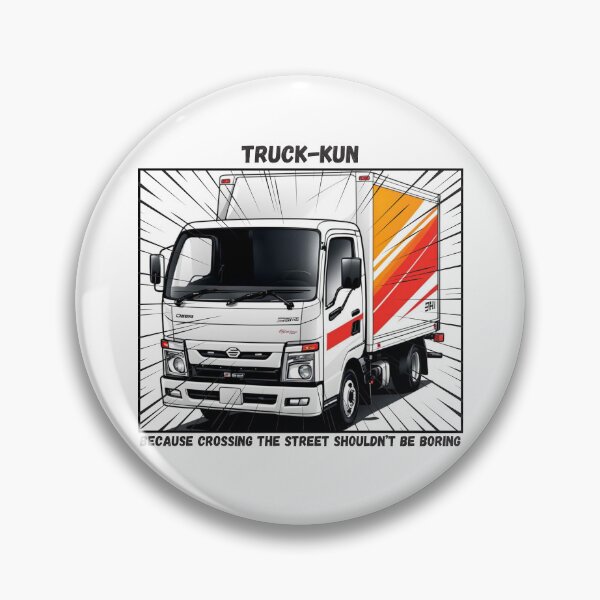 Item preview, Truck-kun, Funny isekai meme, Anime joke With Black text designed and sold by ECsCustomArt.