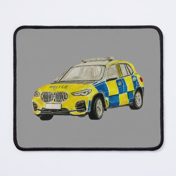 Item preview, Devon & Cornwall police car cut out design designed and sold by Truck drawing art.