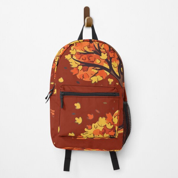 Item preview, Tree in autumn colors - red background designed and sold by FrenchTouch77.