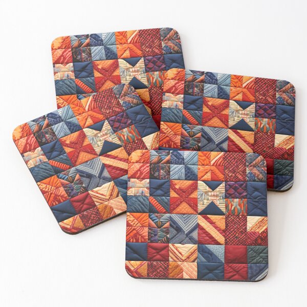 Item preview, Quilted Patchwork Pattern designed and sold by BirdsnStuff.