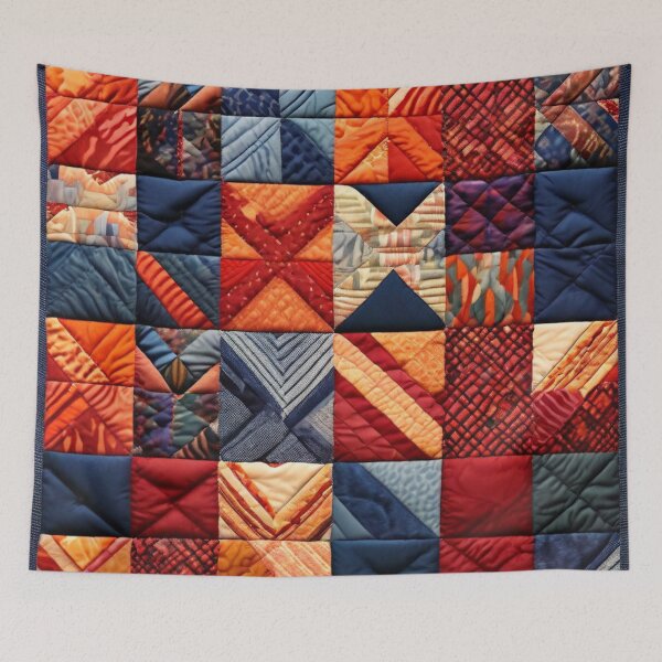 Item preview, Quilted Patchwork Pattern designed and sold by BirdsnStuff.