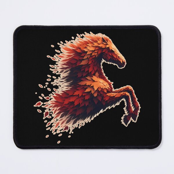 Item preview, Horse Made of Leaves, Ai Generated Art designed and sold by ACC .