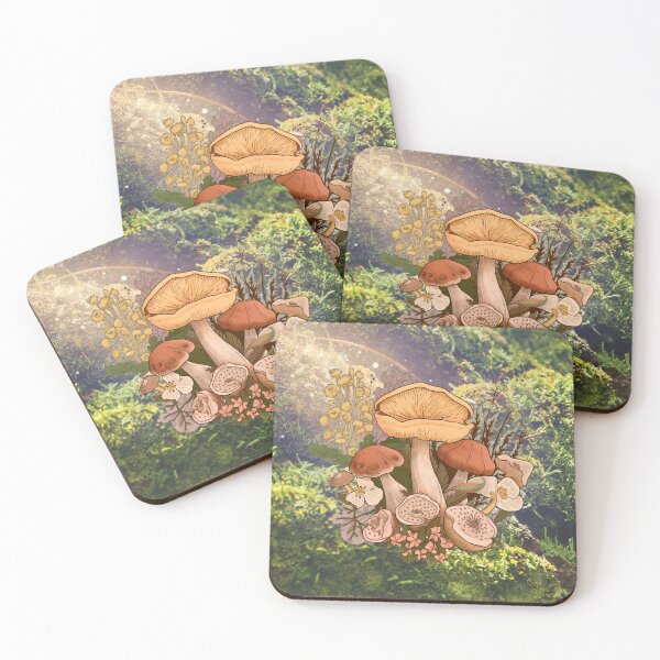 Item preview, Fairycore Fairy Mushroom Brown Toadstool Mushrooms designed and sold by WildWoodlandWitch.