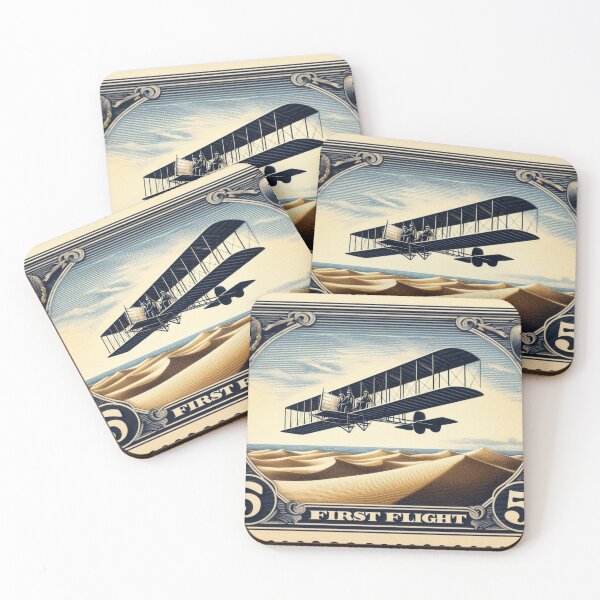 Item preview, First Flight Commemorative Stamp designed and sold by ZenOfAIarts.