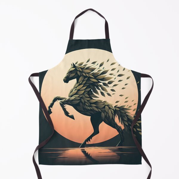 Item preview, Horse Made of Leaves, Ai Generated Art  designed and sold by ACC .