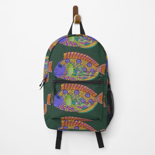 Item preview, multicolor fish designed and sold by Karine Dupras.