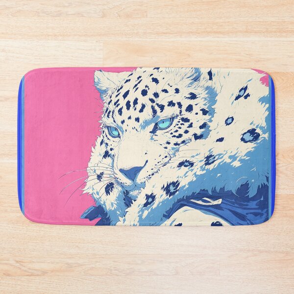Item preview, White panther on pink background designed and sold by Christian Weiss.
