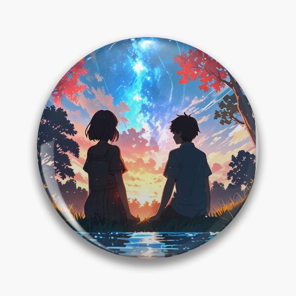 Item preview, Colorfull potrait of anime love designed and sold by pennafina.