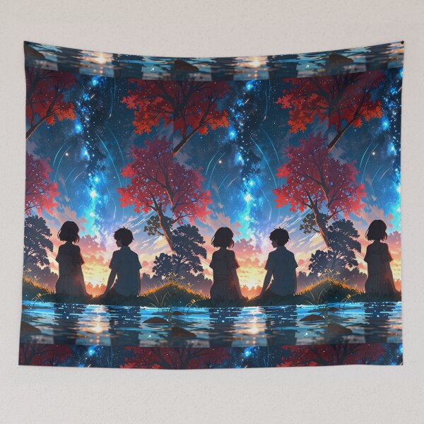 Item preview, Colorfull potrait of anime love designed and sold by pennafina.