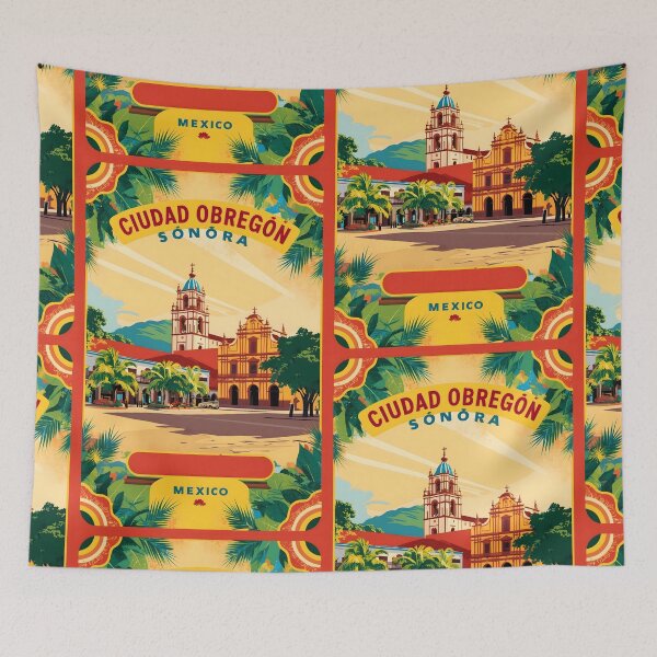 Item preview, Ciudad Obregon Sonora Mexico Vintage Travel Tourism  designed and sold by TravelersGems.