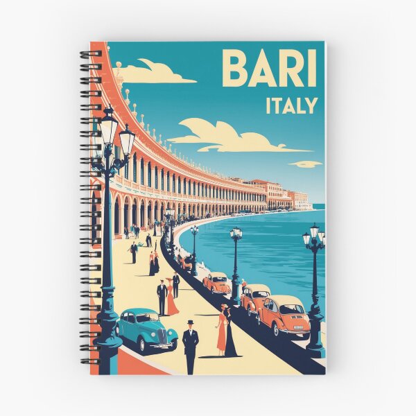 Item preview, Bari Italy Vintage Travel Tourism  designed and sold by TravelersGems.