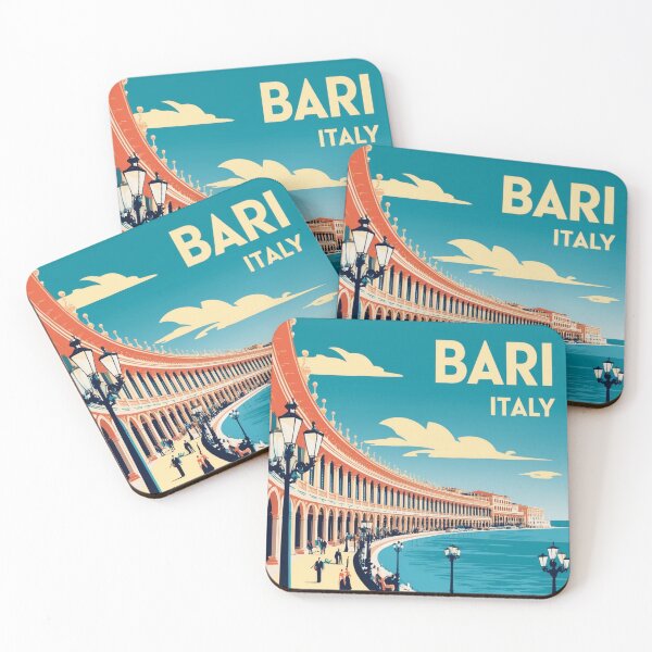 Item preview, Bari Italy Vintage Travel Tourism  designed and sold by TravelersGems.
