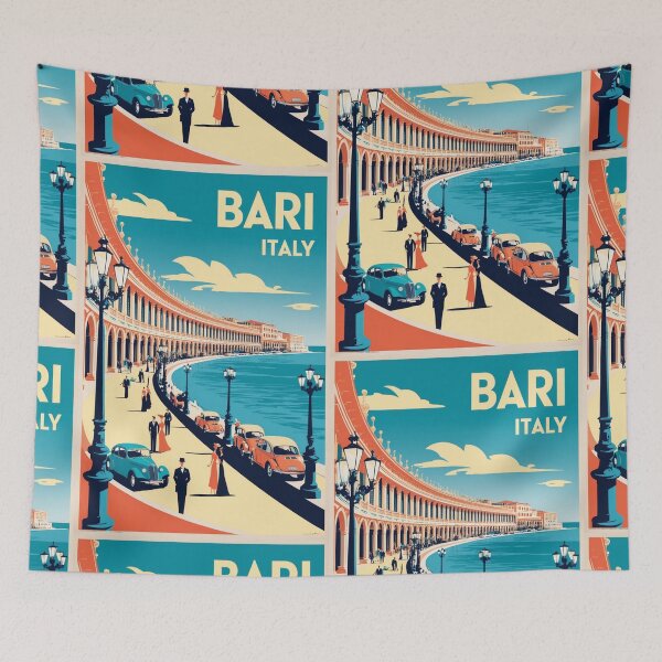 Item preview, Bari Italy Vintage Travel Tourism  designed and sold by TravelersGems.