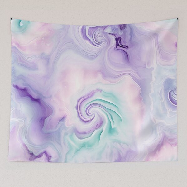 Item preview, Ethereal Pink and Green Swirl designed and sold by BirdsnStuff.