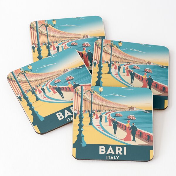 Item preview, Bari Italy Vintage Travel Tourism  designed and sold by TravelersGems.