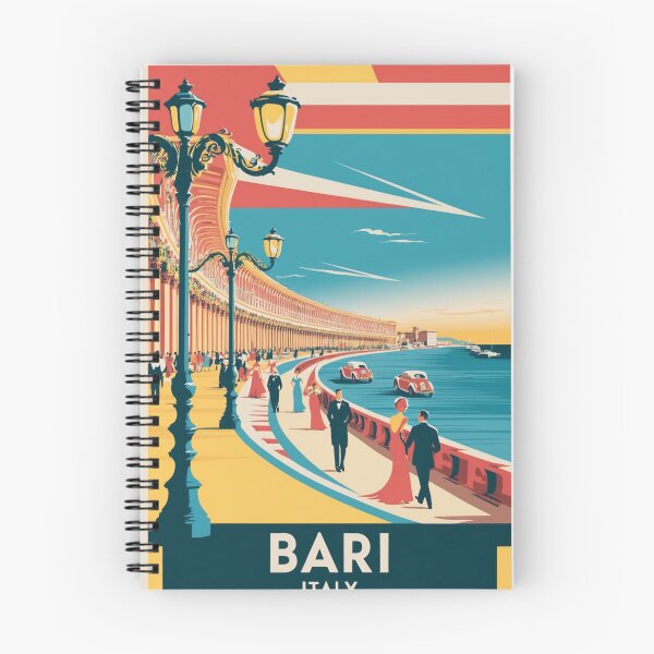Item preview, Bari Italy Vintage Travel Tourism  designed and sold by TravelersGems.