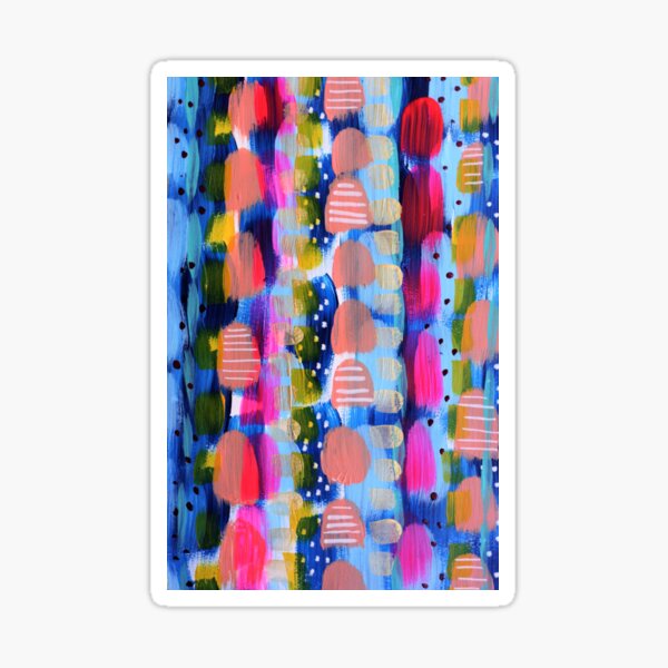 Golden pattern play Sticker
