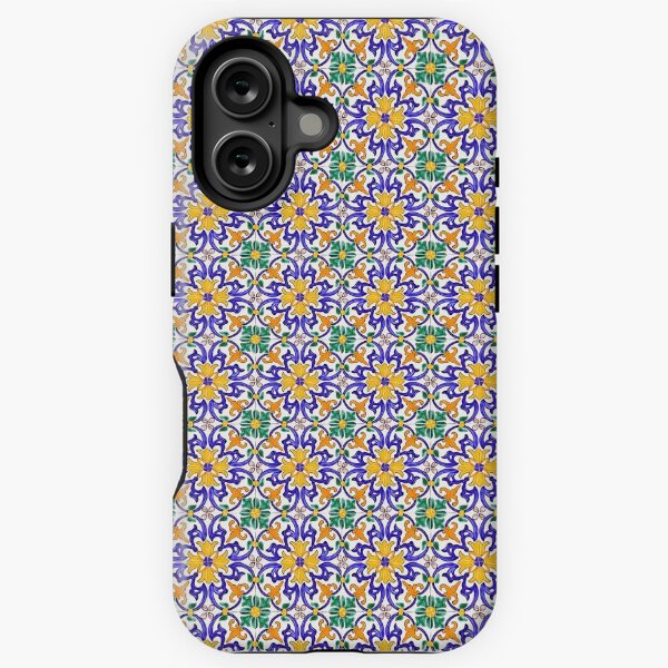 Artikel-Vorschau von Azulejo-Blumenmuster, designt und verkauft von AM FineArtPrints.
