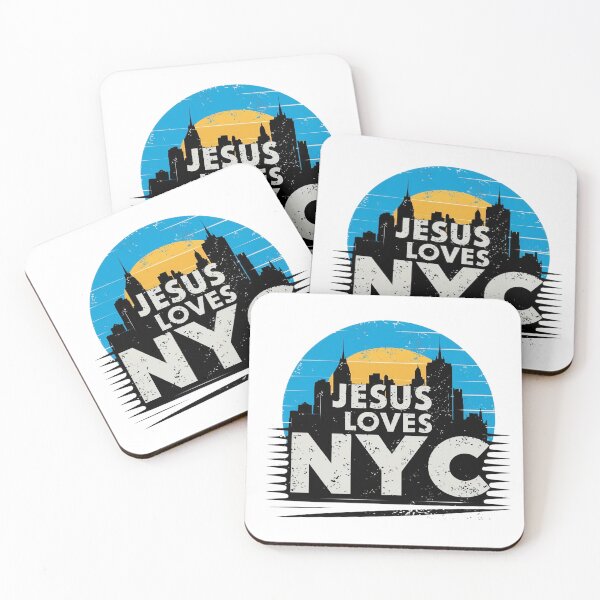 Item preview, Jesus Loves NYC, City landscape  designed and sold by Faithloveshop.