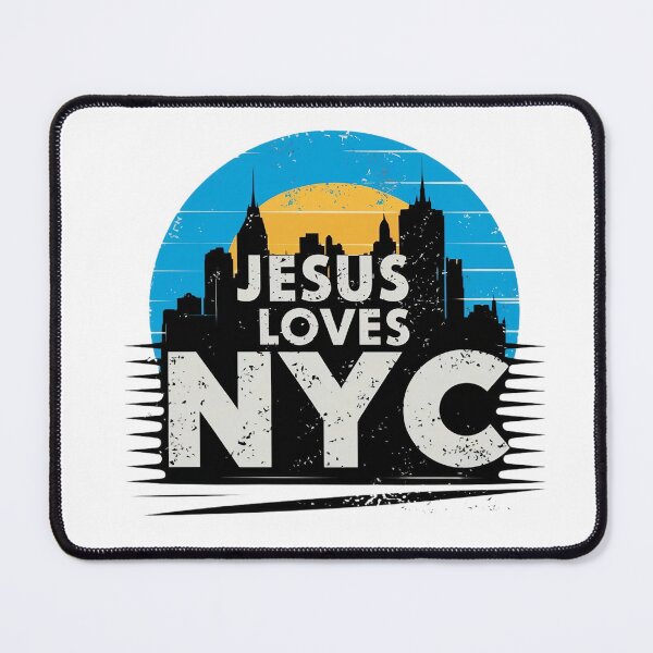 Item preview, Jesus Loves NYC, City landscape  designed and sold by Faithloveshop.