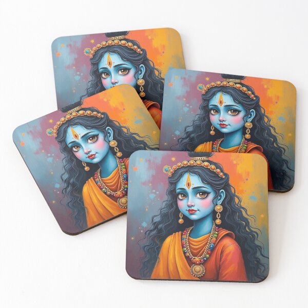 Item preview, Krishna Painting as a Teenager designed and sold by ArtfullyRooted.