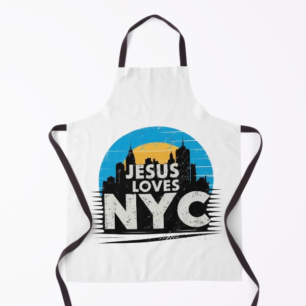Item preview, Jesus Loves NYC, City landscape designed and sold by Faithloveshop.