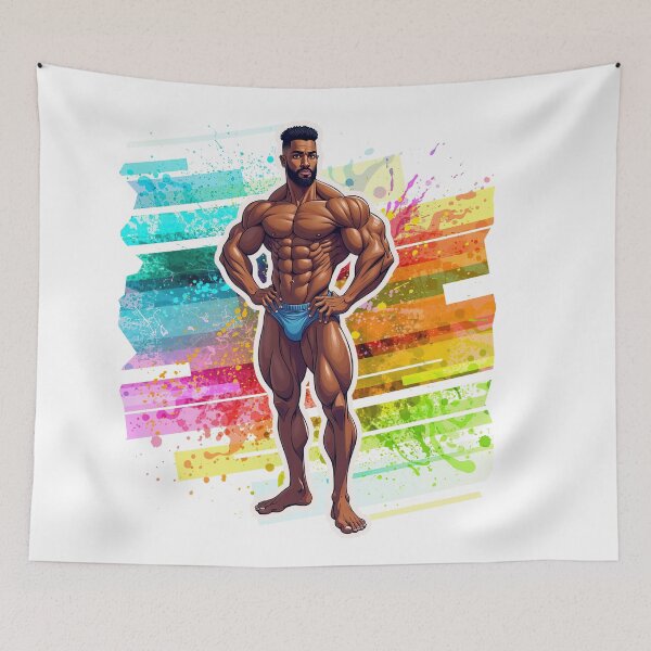 Item preview, New Series: Bodybuilder Sticker #37 designed and sold by ForeverPrintsOK.