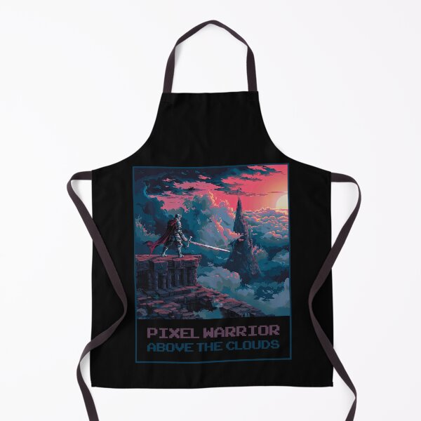 Item preview, Pixel Warrior Above The Clouds designed and sold by MagicAxe.