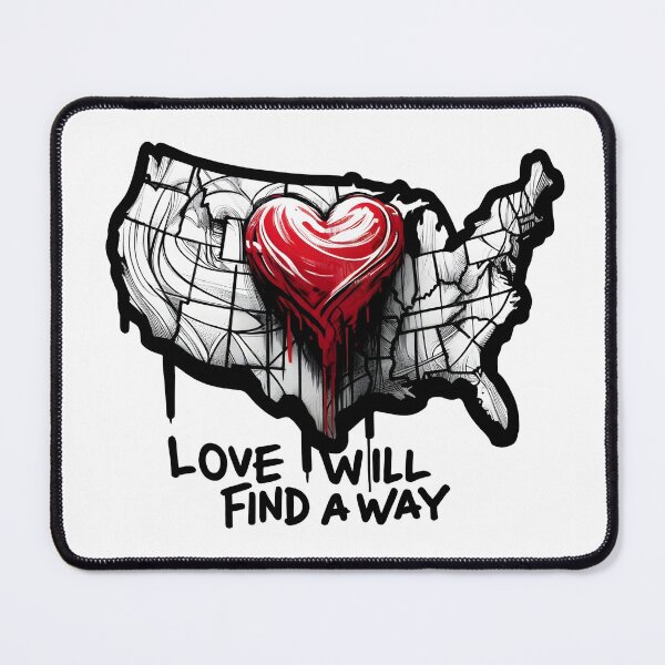 Item preview, "Love Will Find a Way" designed and sold by GorillaGrodd.