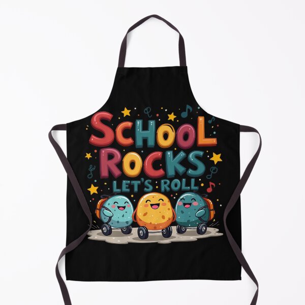 Item preview, "School Rocks, Let's Roll!" Trendy Back-to-School T-Shirt for Students designed and sold by AI-volution.