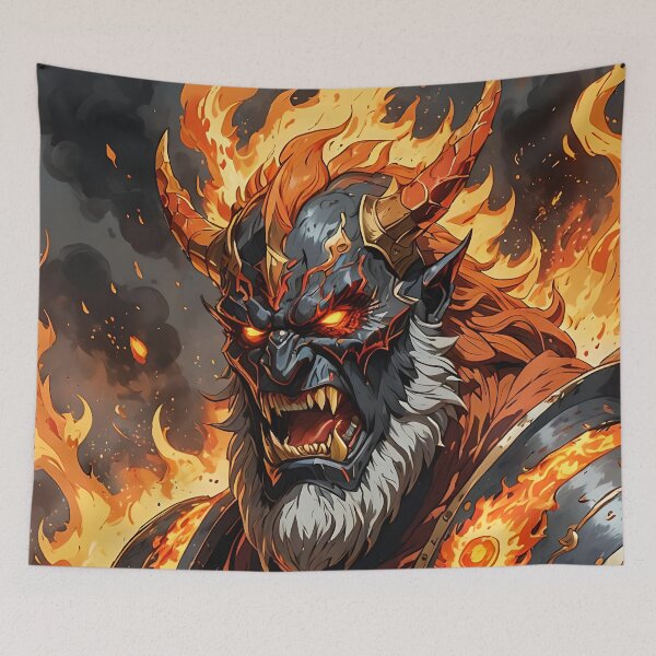 Item preview, Surtr Surtur Surt Giant Norse Mythology Fire Gods designed and sold by Mythic-Threads.