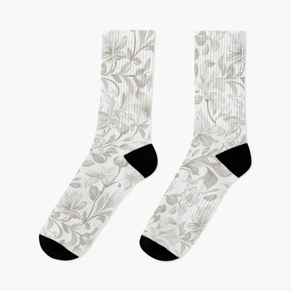 Item preview, White Charming Flower Seemless designed and sold by NQArtDesign.