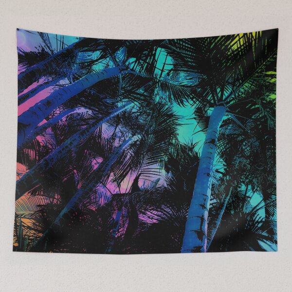 Item preview, The Palm Trees Under the Seaside Rainbow designed and sold by DistortionArt.