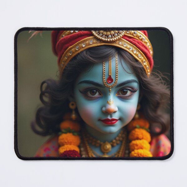Item preview, Krishna Realistic Photo designed and sold by ArtfullyRooted.